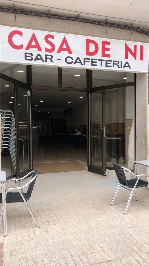 BAR CAFETERIA CASA. DE NI