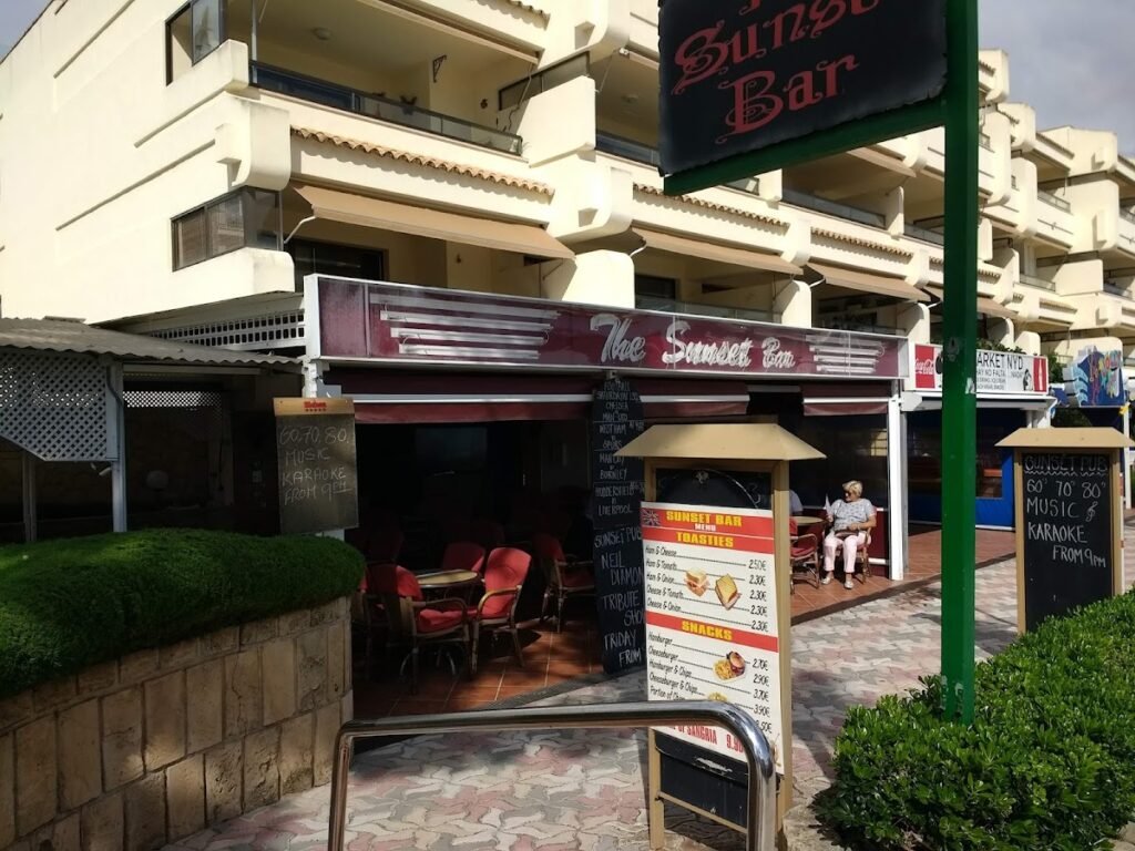 The sunset bar